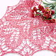 Crocheted openwork shawl-handkerchiefs for dolls, doll clothing. Clothes for dolls. Lace Shawl by Olga. My Livemaster. Фото №5