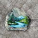 Río Altai imán de Piedra Révnevskaya jaspe pintura de piedra. Magnets. Souvenirs from a stone (yashmamagnit). Online shopping on My Livemaster.  Фото №2