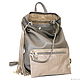Order Urban backpack - large size with two pockets and cosmetic bag. BagsByKaterinaKlestova (kklestova). Livemaster. . Backpacks Фото №3