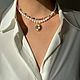 Чокер из натурального жемчуга. Чокер с подсветкой. Ожерелье. Чокер. 4NADYA Jewelry. Ярмарка Мастеров.  Фото №9