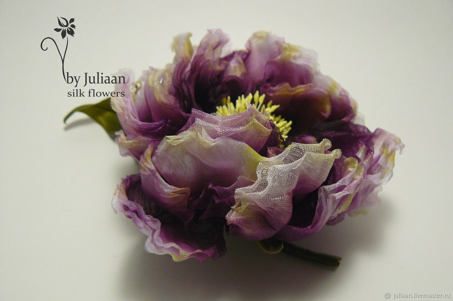 Цветы ручной работы. Заказать Цветы из шелка. Роза