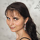 Juego 'Karina' esmalte, plateado 12 micrones, Jewelry Sets, Kostroma,  Фото №1