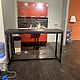 TABLES: Solid wood bar table in loft style. Tables. arte-di-bocelli. My Livemaster. Фото №4