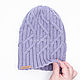 Men's knitted Merino Hat, Unisex Beanie Hat. Caps. Knitwear shop Fairy Tale by Irina. My Livemaster. Фото №6
