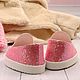 Shoes for Mia Nines Doll dOnil pink with glitter. Clothes for dolls. Милые вещи для кукол. My Livemaster. Фото №4