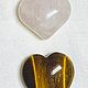 Сердца из натурального камня: Селенит, Лабрадор, Кварц, Тигровый глаз. Камни. TLN North. Ярмарка Мастеров.  Фото №5