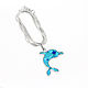 Pendant Dolphin. Pendant with natural turquoise and lapis lazuli. Pendant. ARIEL - MOSAIC. My Livemaster. Фото №4
