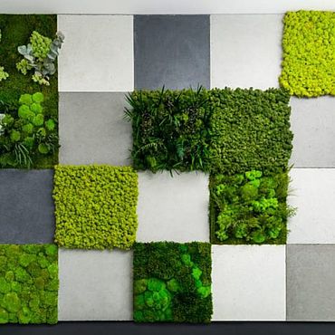 Для дома и интерьера ручной работы. Ярмарка Мастеров - ручная работа Плитка 3D из мха. Handmade.