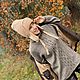Заказать Шапка-ушанка вязаная УМА с подкладкой крем-брюле. Семейный бренд вязаной одежды БЛИЗКО. Ярмарка Мастеров. . Шапка-ушанка Фото №3