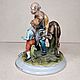 Order Figurine 'the Blacksmith and the boy' Capodimonte Tyche 60-gg. Lesica. Livemaster. . Vintage statuettes Фото №3