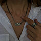 Silver ring with natural stone. Ring silver with amethyst. Rings. Natali Batalova. My Livemaster. Фото №6