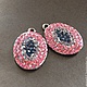 Pendant with cubic zirconia art.7-61 and rhodium plated. Italy, Pendants, Blagoveshchensk,  Фото №1