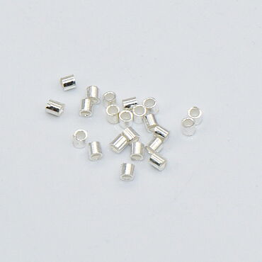 Свадебный салон ручной работы. Ярмарка Мастеров - ручная работа Кримп серебро 925 пробы 1,5 на 1,5 мм ФТ-173. Handmade.