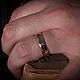 The One Ring. A single ring. Lord of the Rings. bronze silver. Rings. Mastenarium (mastenarium). Ярмарка Мастеров.  Фото №5