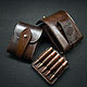 Order Leather pouch with a cartridge for 8 and 10 rounds. Labour. Livemaster. . Gifts for hunters and fishers Фото №3