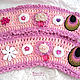 Hot water bottle for a Cup and a Cup 'Splash of magic' rose. Covers for tableware. Knitted cozy. My Livemaster. Фото №4