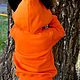 Order Children's Fox Zipper Sweatshirt, Orange Hoodie. Lara (EnigmaStyle). Livemaster. . Sweatshirts and hoodies Фото №3