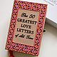 Clutch-book 'The 50 greatest love letters of all time'. Clutches. BookShelf. My Livemaster. Фото №6