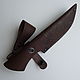 The genuine leather sheath. Knives. Morozov. Online shopping on My Livemaster.  Фото №2