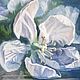 APPLE TREE FLOWERS, oil painting on 3d canvas. Pictures. Artist Iuliia Kravchenko (realism-painting). Online shopping on My Livemaster.  Фото №2