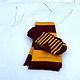 Комплект Гарри Поттера (меринос 100%, с двойным шарфом). Шарфы. IRINA GRUDKINA Handmade Knitwear. Ярмарка Мастеров.  Фото №5