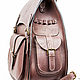 Leather Biker Backpack - saddle leather leather. Backpacks. Russian leather Guild. My Livemaster. Фото №5