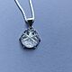 Pendant with rock crystal 'Snowflake', silver. Pendant. EdGems jewerly. My Livemaster. Фото №4