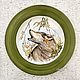 Painted porcelain Collection of plates in a Hunting restaurant. Plates. ArtFlera (artflera). My Livemaster. Фото №5