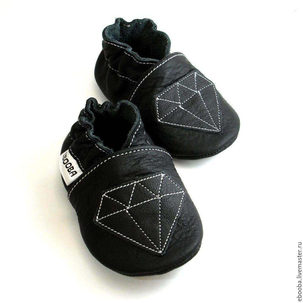 black baby moccasins