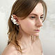 Заказать Свадебные серьги с жемчугом и цветами , свадебный кафф. Si Wedding Accessories. Ярмарка Мастеров. . Серьги Фото №3