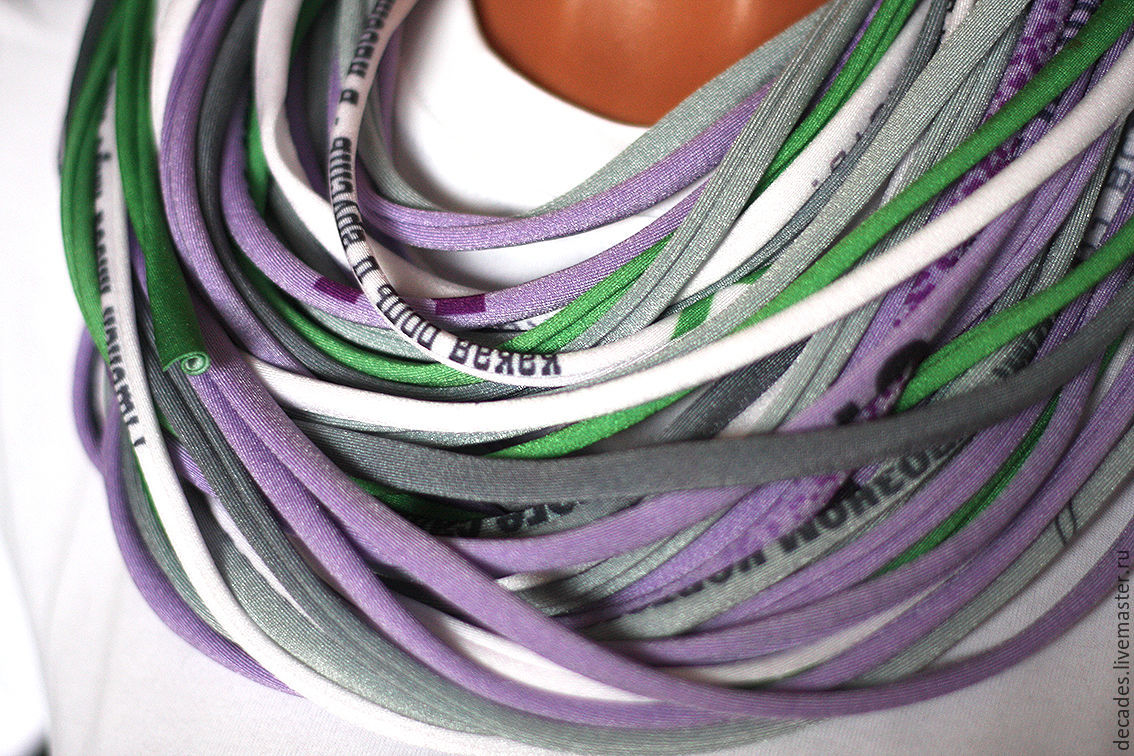 Silver age scarf necklace – купить на 