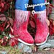 Boots: on the bottom, semi-valenoks assorted colors. Felt boots. валенки Vladimirova Oksana. Online shopping on My Livemaster.  Фото №2
