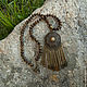 Necklace in the ethnic style of 'Magic', coconut, tree. Necklace. BijouSiberia. Online shopping on My Livemaster.  Фото №2