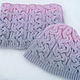 Order Women's knitted hat and Snood with braids. klukvaknit. Livemaster. . Headwear Sets Фото №3