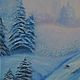 "Winter" oil Painting. Pictures. Kind paintings by Irina Belozerova. My Livemaster. Фото №4
