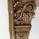 Order Carved wall console shelf Classic. Carved decor. Livemaster. . Shelves Фото №3