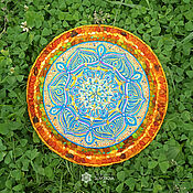 Картины и панно handmade. Livemaster - original item Amber mandala of Prosperity. Handmade.