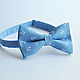 Blue tie Anchors / party and wedding in a marine style. Ties. Respect Accessories. Online shopping on My Livemaster.  Фото №2
