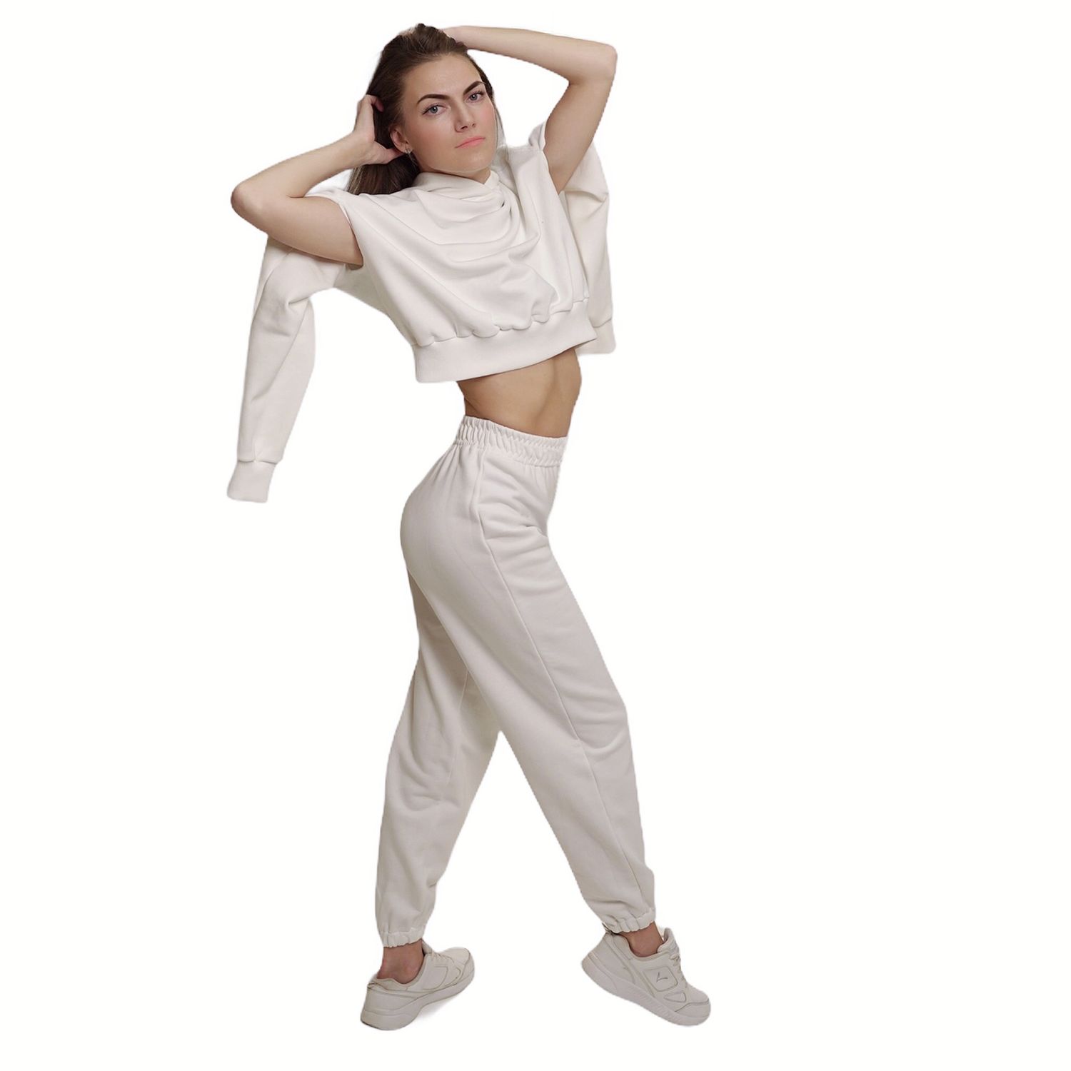 Необычный спортивный костюм «Белый креатив» купить в интернет-магазине Ярмарка Мастеров по цене 6990 ₽ – NCY40RU