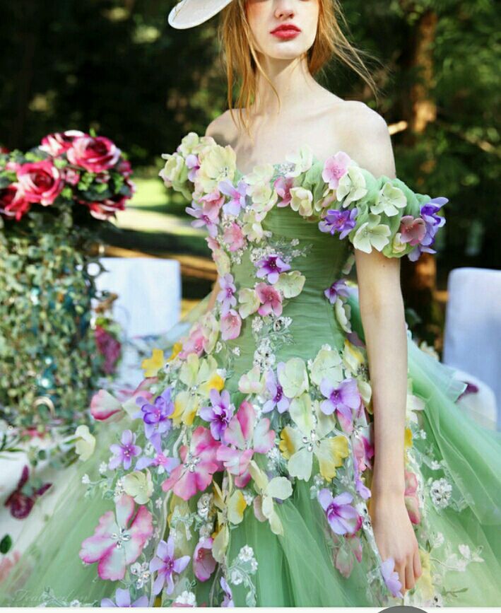Платья как цветы