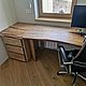Тумба с тремя ящиками из карагача и ясеня. Тумбы. Андрей, SteelWoodStudio. Ярмарка Мастеров.  Фото №5