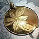 Golden flower author Christmas toy gift for new year, Christmas decorations, St. Petersburg,  Фото №1