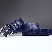 Аксессуары handmade. Livemaster - original item Crocodile Leather Belt IMA3331VCO. Handmade.