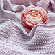 Палантин ажурный вязаный нежно-розовый | Ручная работа. Палантины. Difoxy knit - вязаная одежда. Интернет-магазин Ярмарка Мастеров.  Фото №2