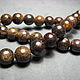 Bronzit beads 8 mm, smooth ball. Beads1. Elena (luxury-fittings). Online shopping on My Livemaster.  Фото №2