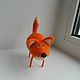 Order Foxy felted Fox foxes foxes. lilu. Livemaster. . Felted Toy Фото №3