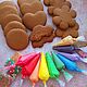 Gingerbread for painting 15pcs, Gingerbread Cookies Set, St. Petersburg,  Фото №1