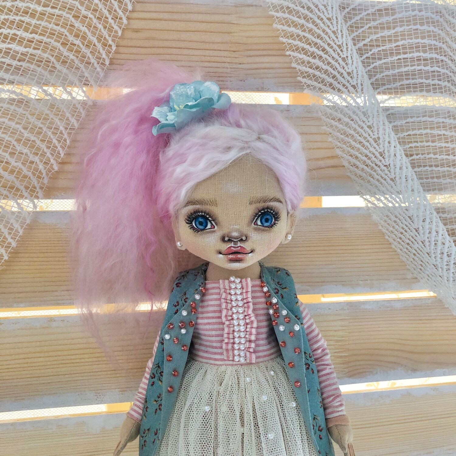 Кукла ручной работы из ткани купить в интернет-магазине Ярмарка ...