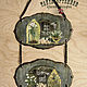 Hanger key holder double DAFFODILS AND lilies of the valley, Hanger, Moscow,  Фото №1