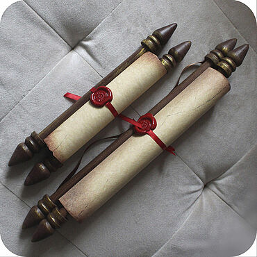Сувениры и подарки ручной работы. Ярмарка Мастеров - ручная работа Старинные свитки с любым дизайном. Handmade.